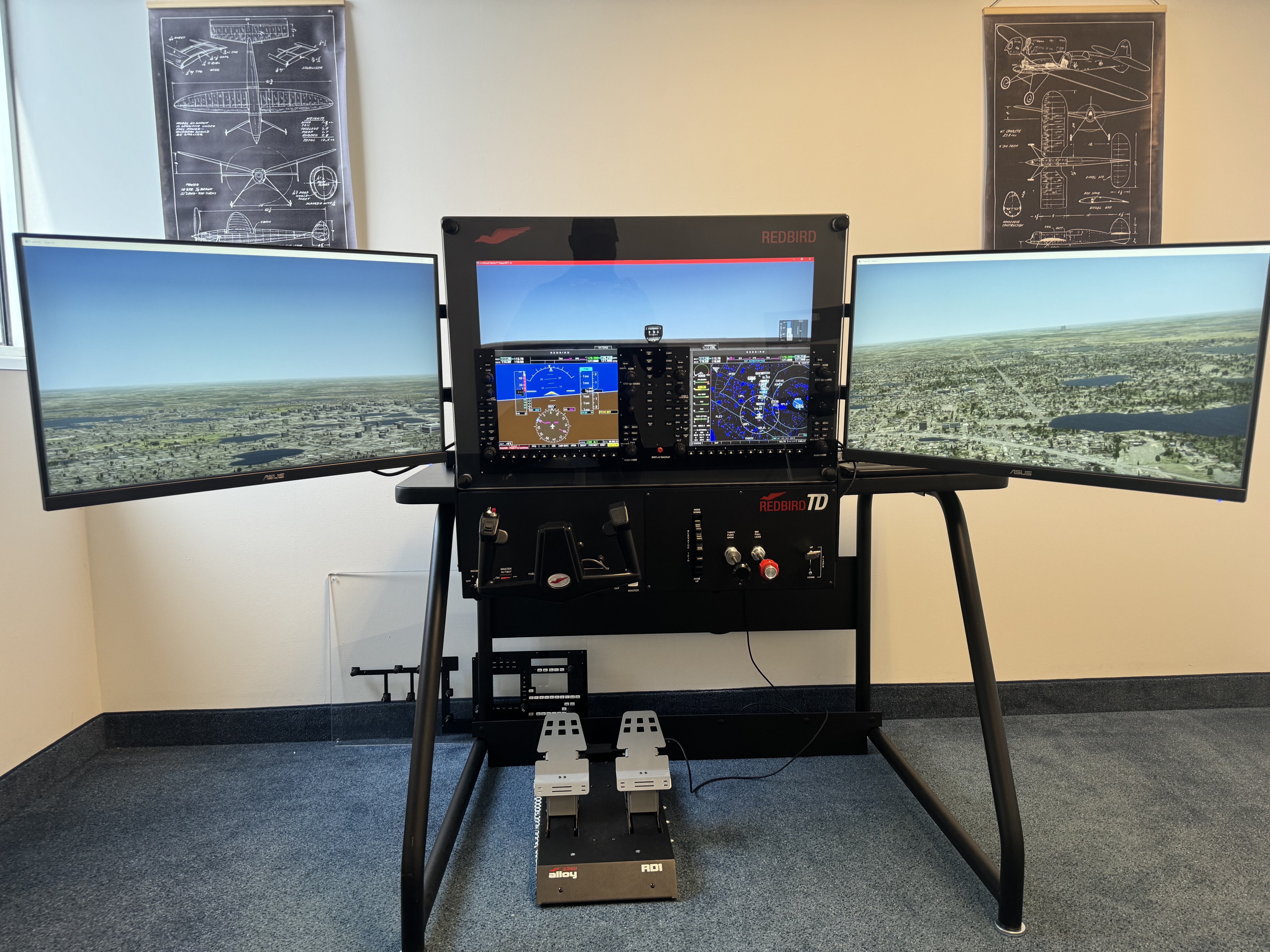 Redbird BATD Flight Simulator