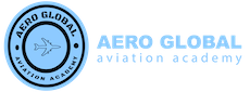 Aeroglobal's dark version of the company logo.